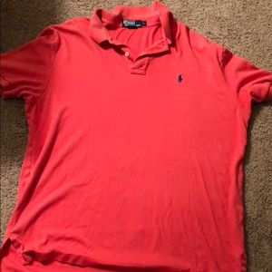 Large men's polo shirt